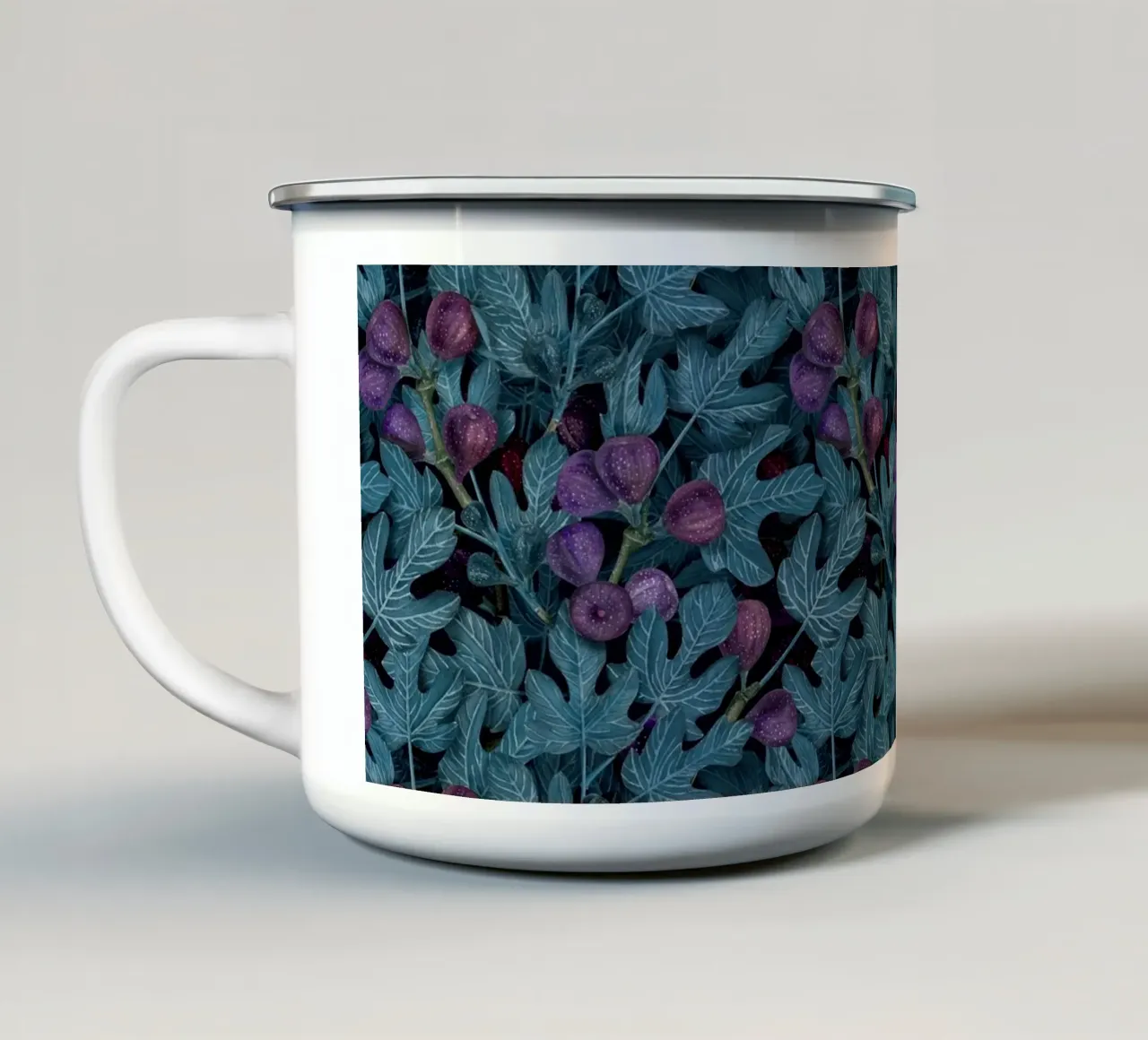 Fichi tazza in smalto da Painted Nature