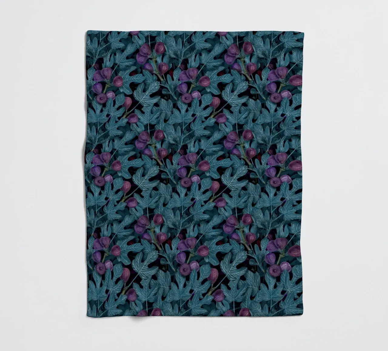 Feigen Fleecedecke von Painted Nature