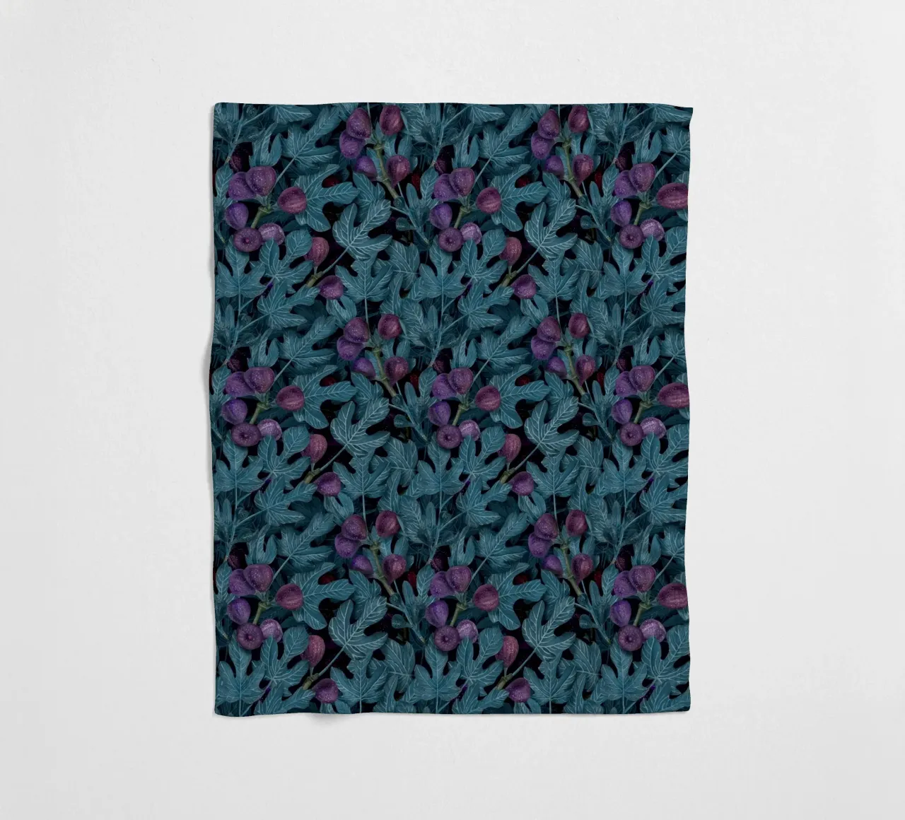 Feigen Fleecedecke von Painted Nature