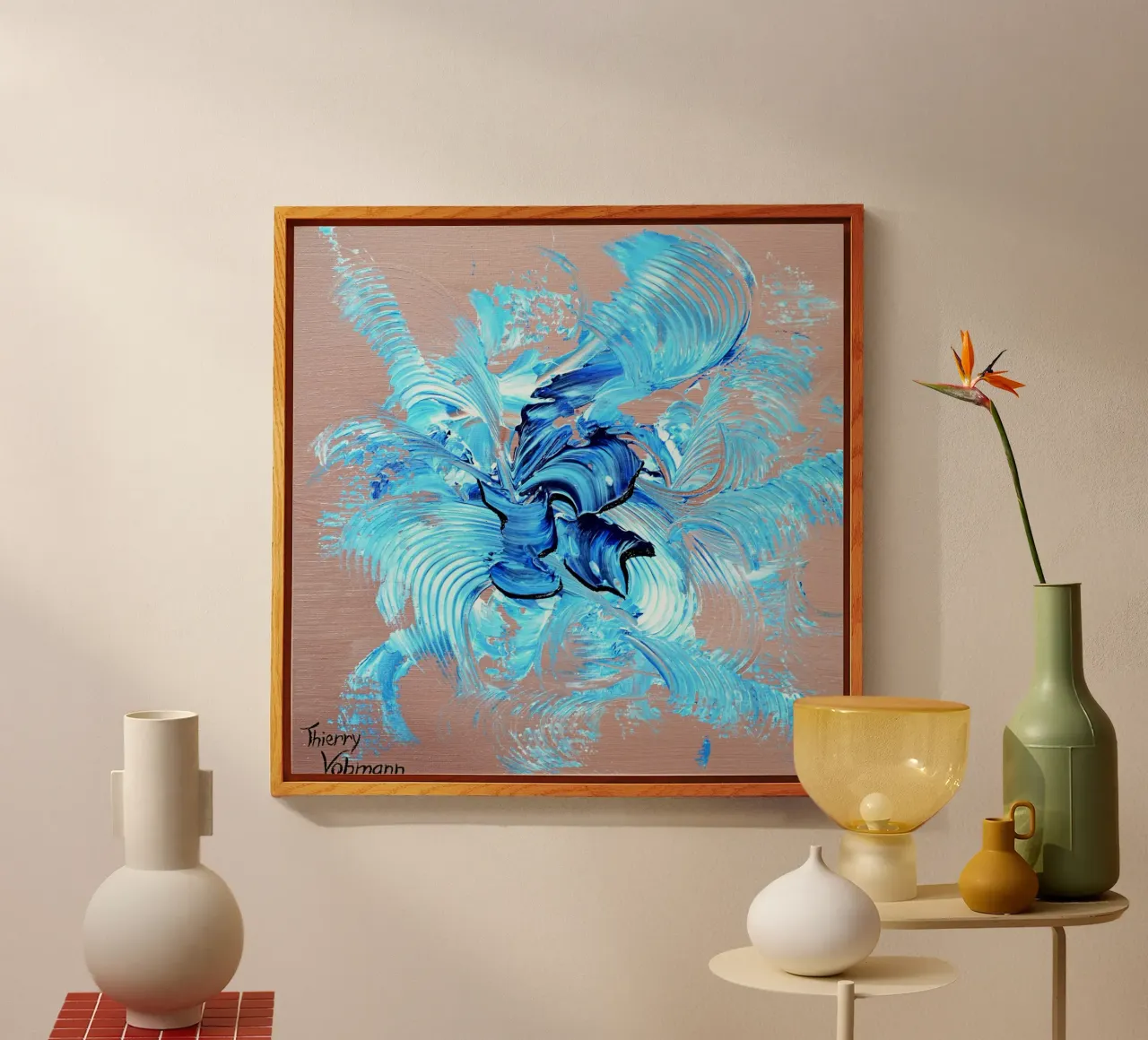 3D DREAM plexiglass da Thierry Vobmann Abstract painting