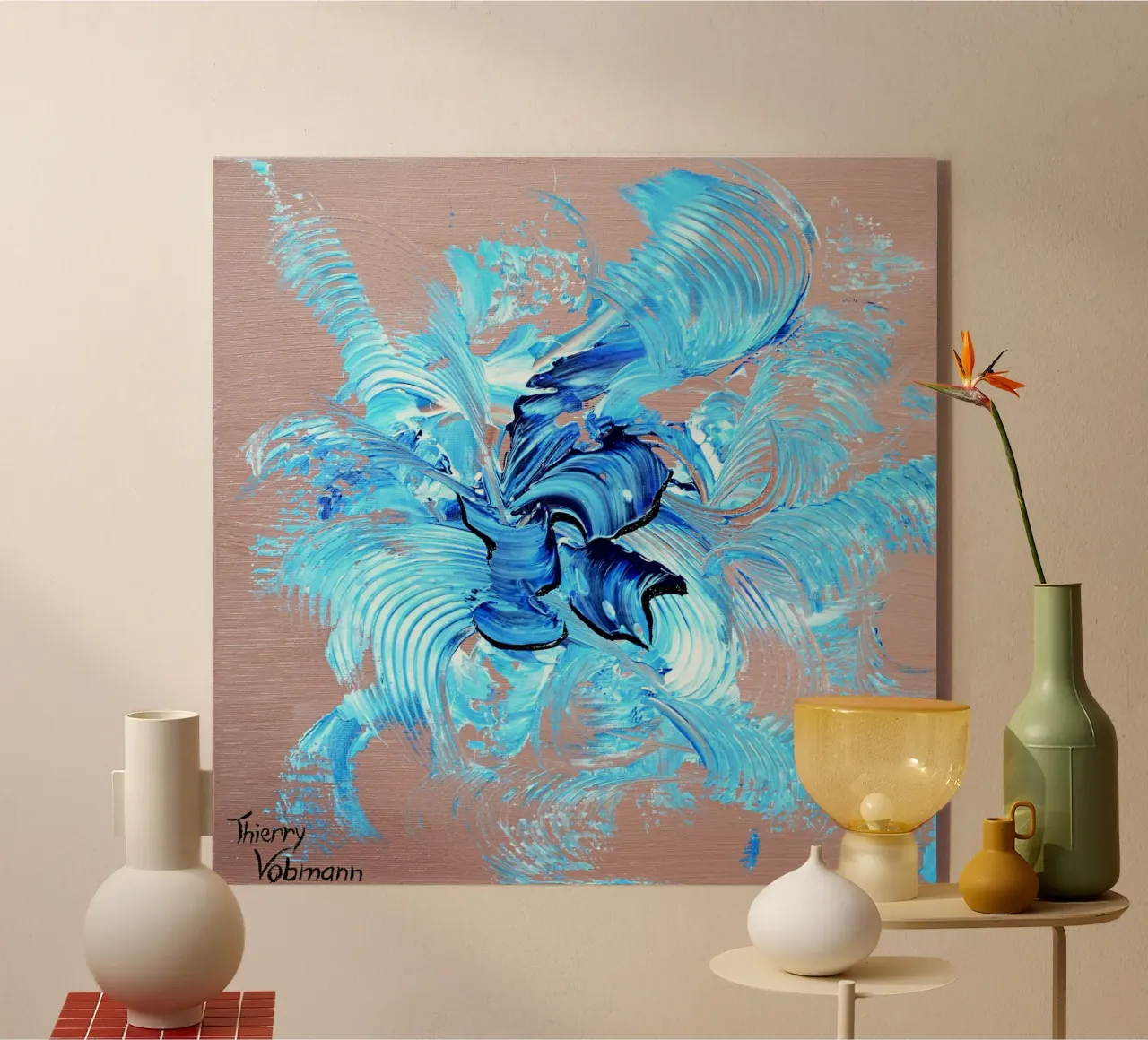 3D DREAM plexiglass da Thierry Vobmann Abstract painting