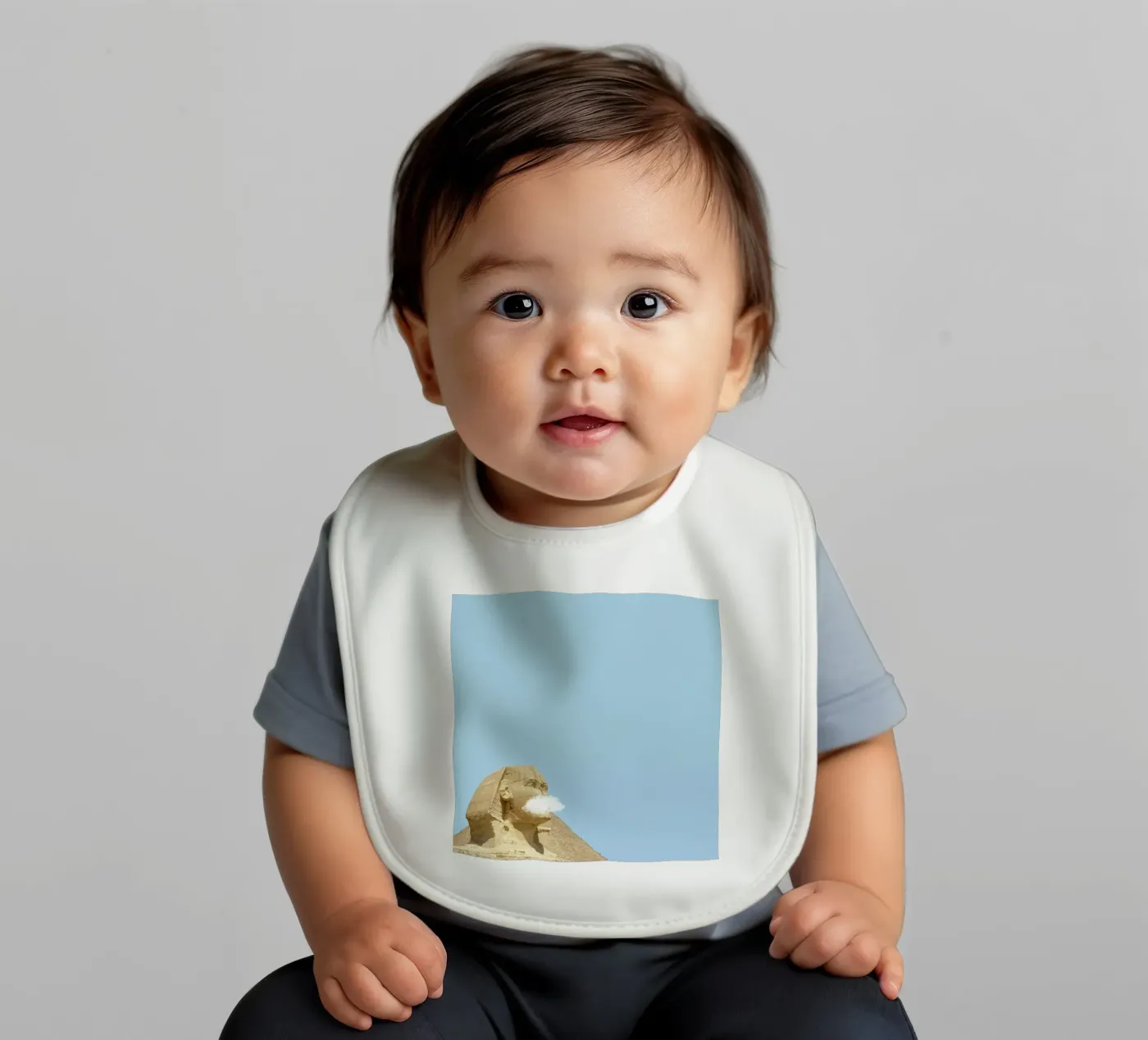 She baby bib by Rafael Burato