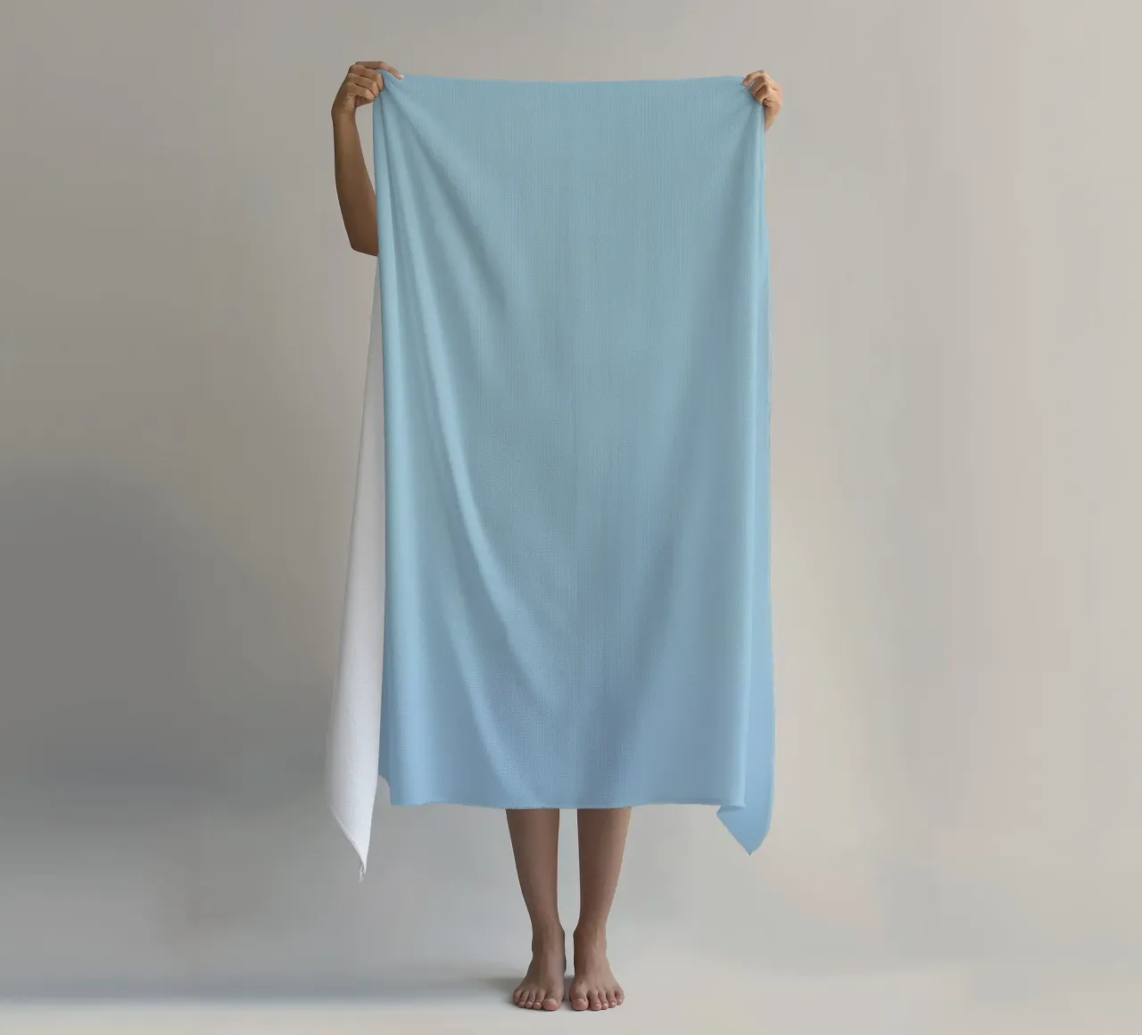 She beach towel by Rafael Burato