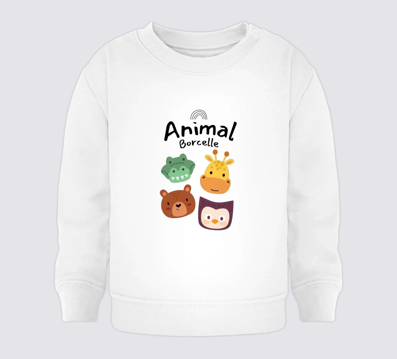 animale borcelle felpa neonato da khoailang