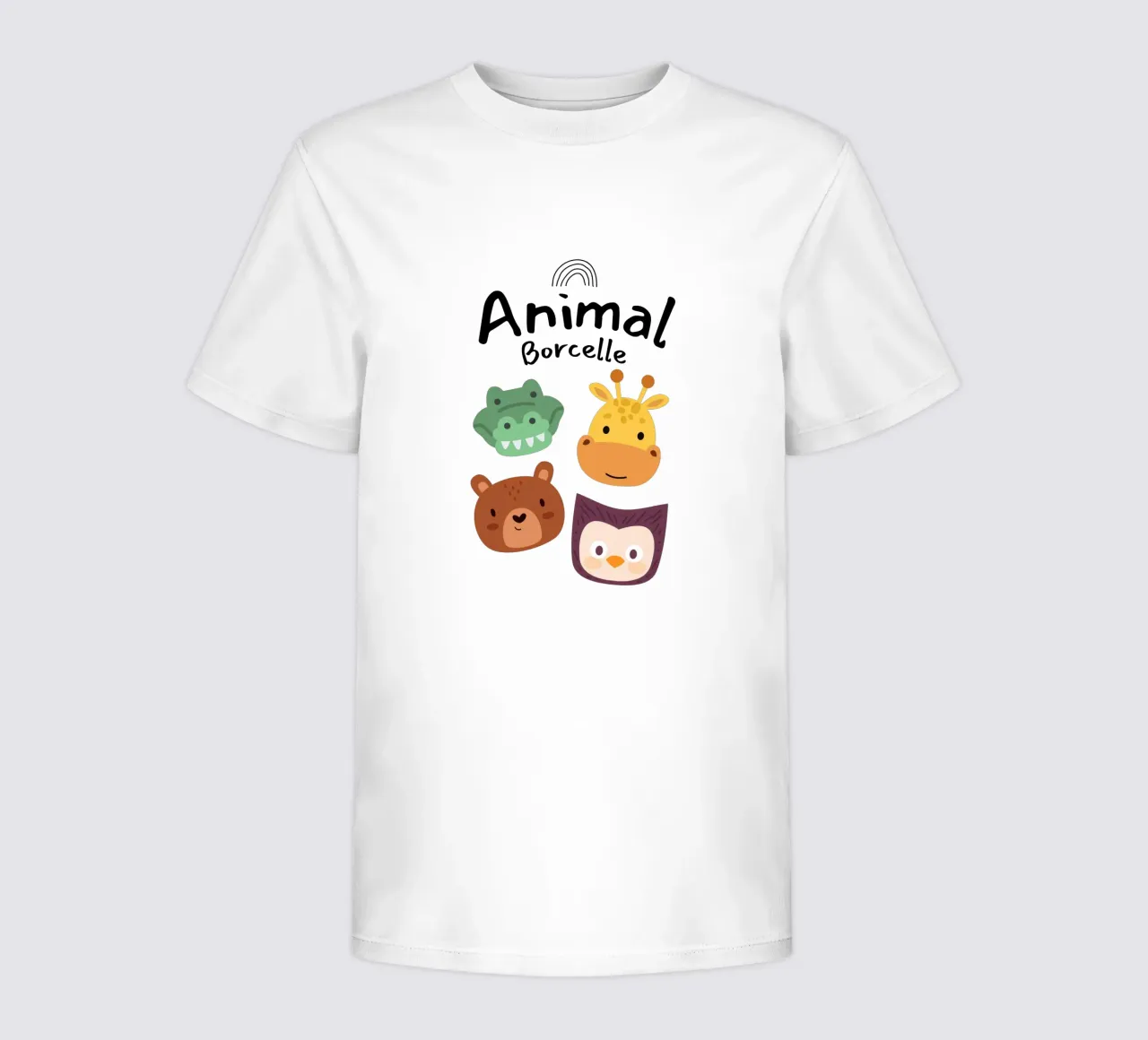 animale borcelle t-shirt bambini da khoailang