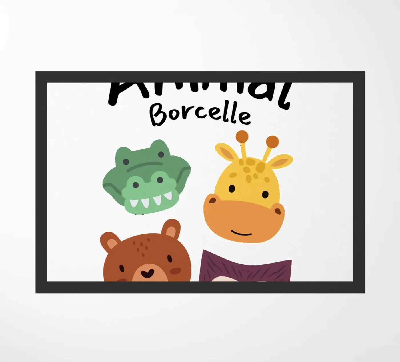 animal borcelle paillasson de khoailang