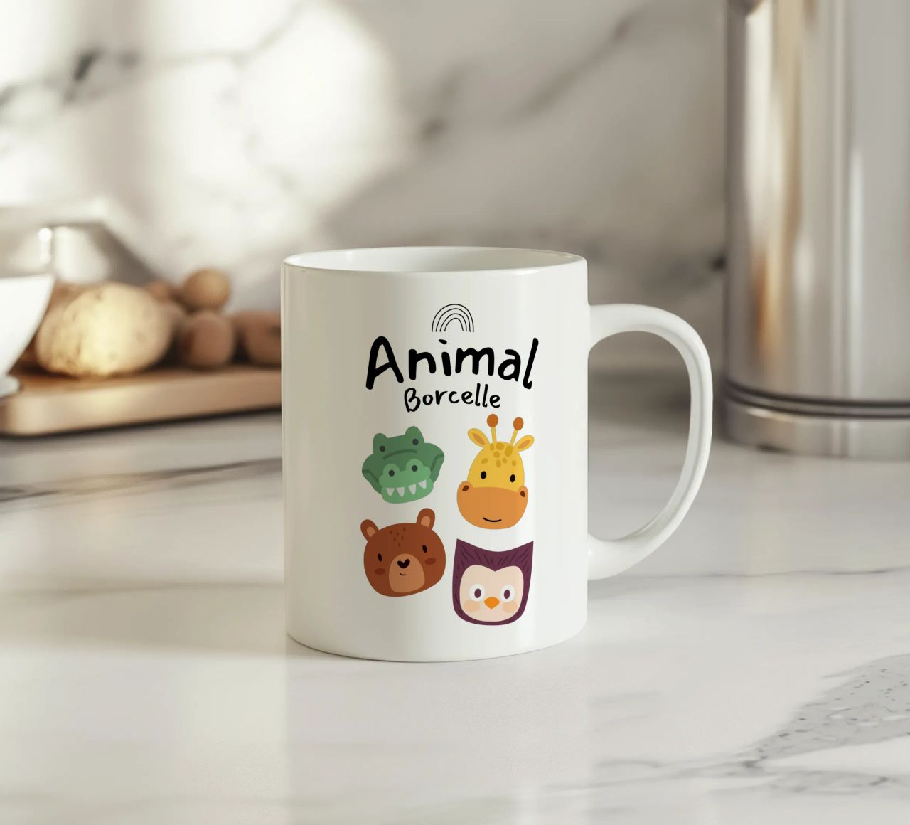 animale borcelle tazza in ceramica da khoailang