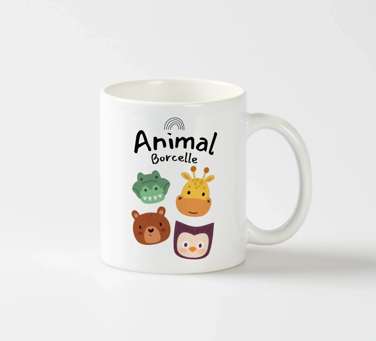 animale borcelle tazza in ceramica da khoailang