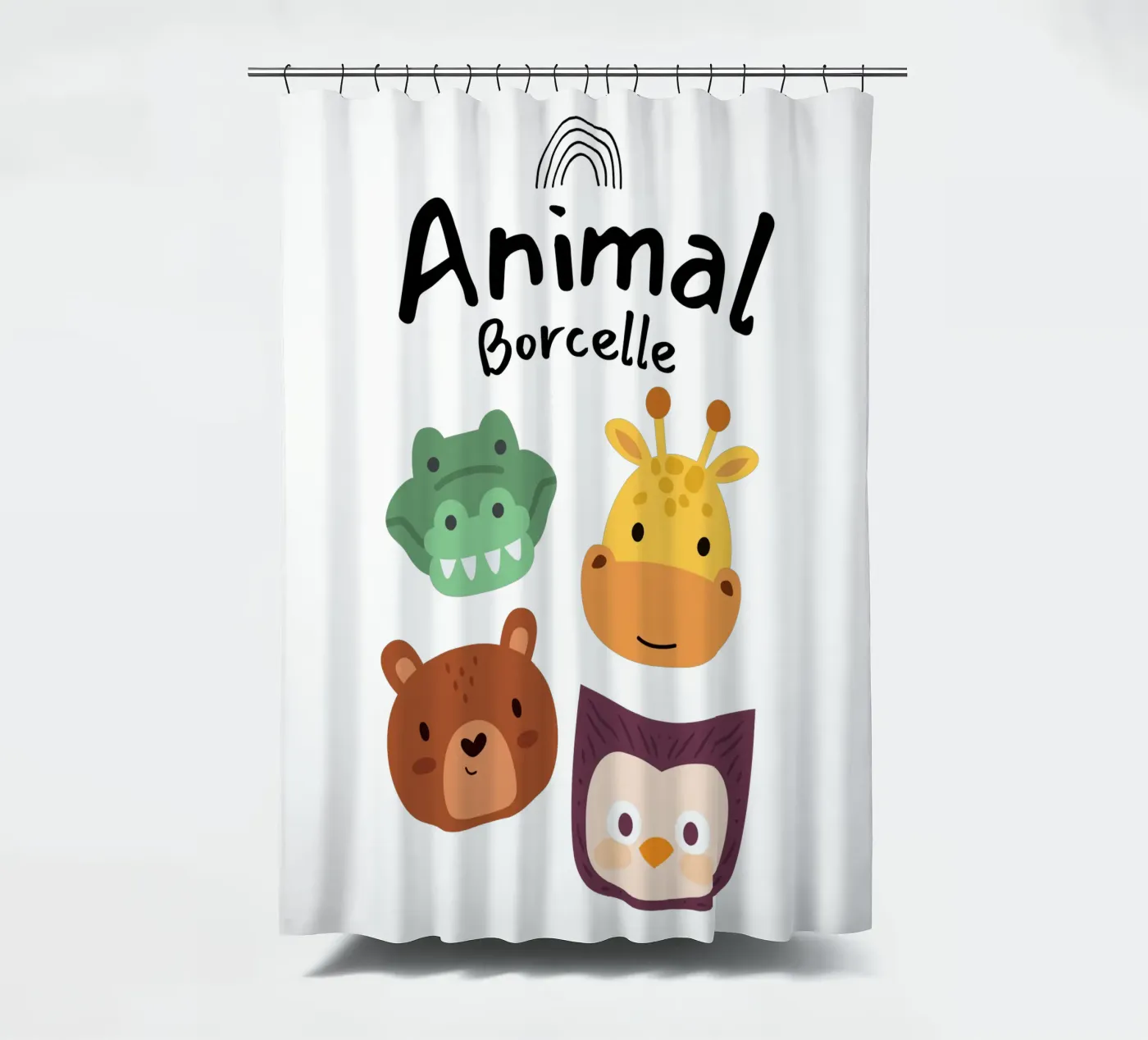 Tierborcelle Duschvorhang von khoailang