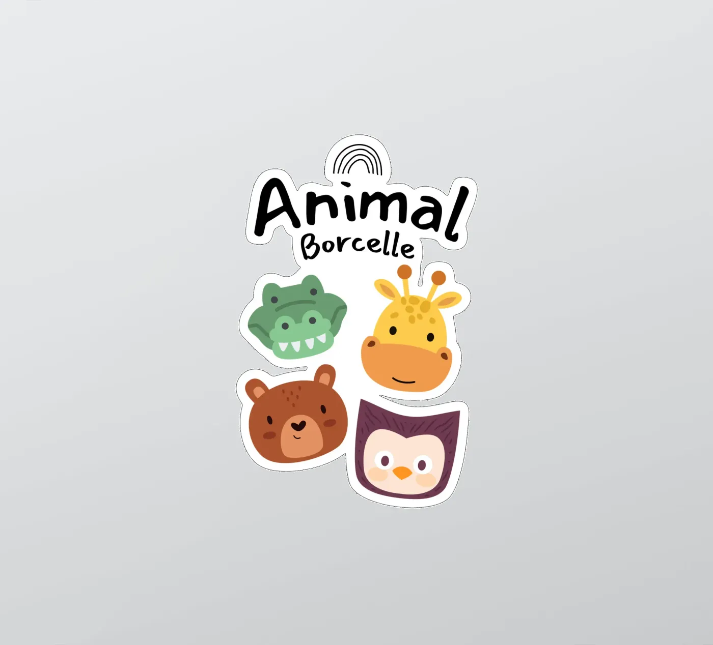 dier borcelle sticker van khoailang