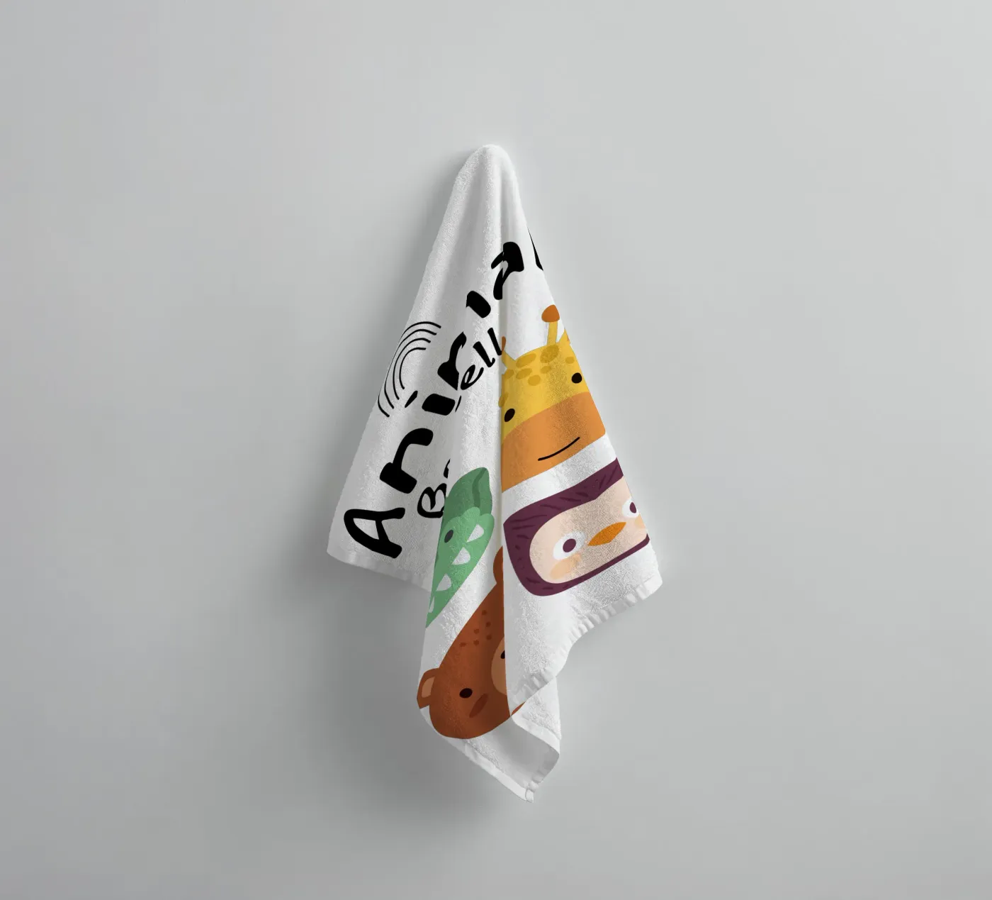 animal borcelle badhanddoek van khoailang