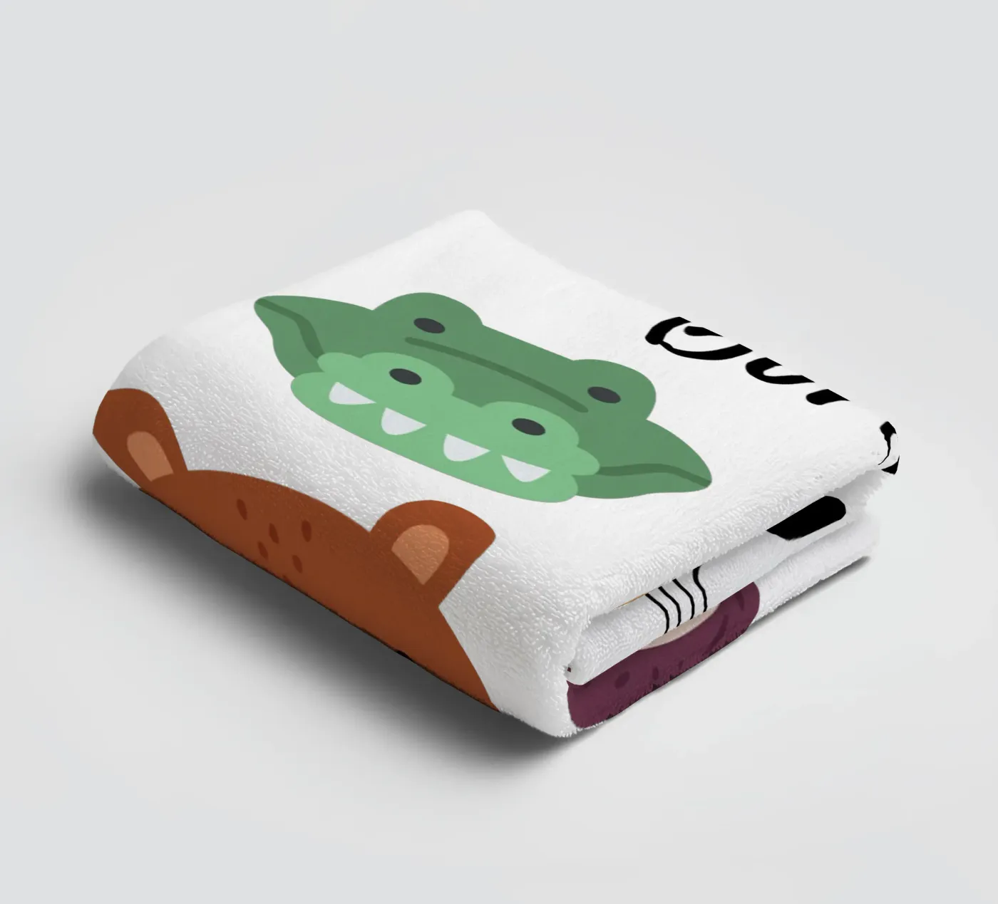 animal borcelle badhanddoek van khoailang