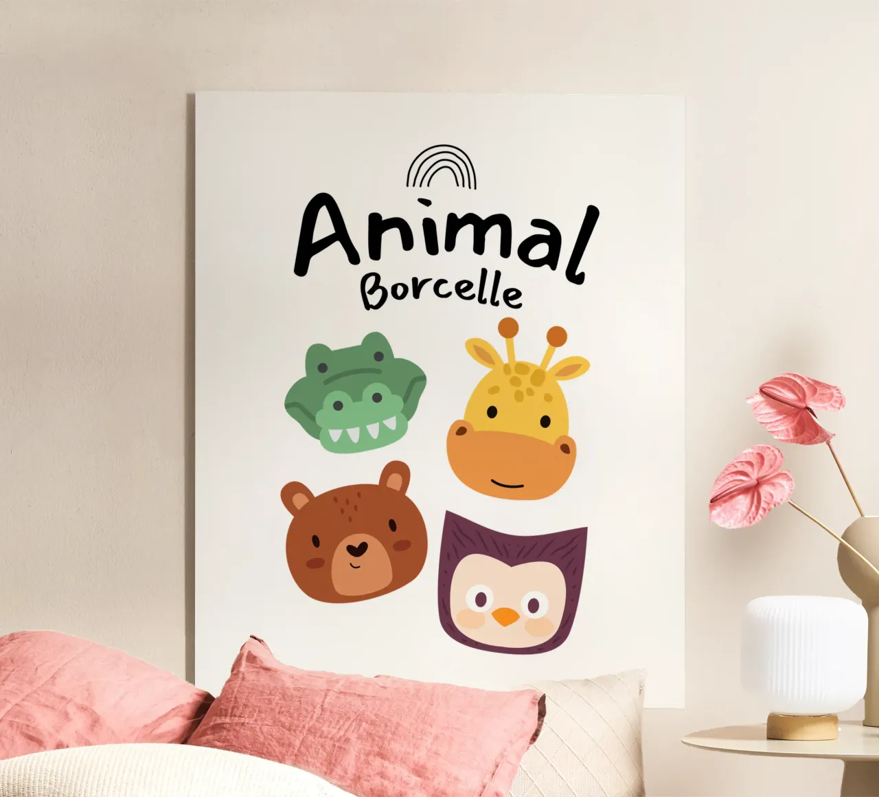 animal borcelle plexiglas de khoailang