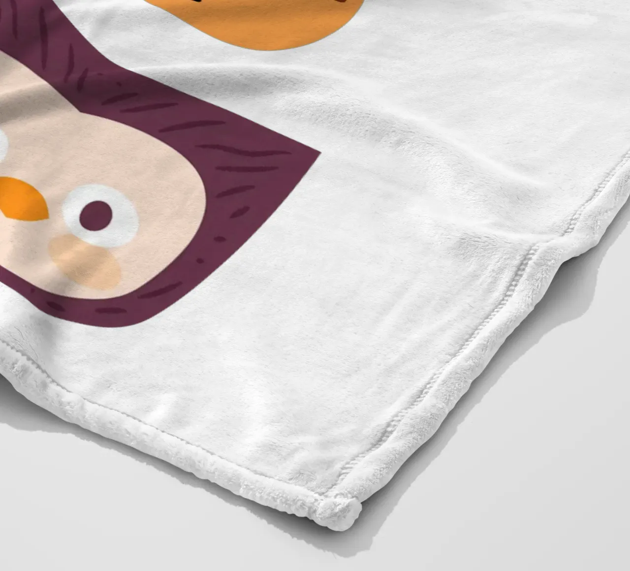 animal borcelle fleece blanket by khoailang