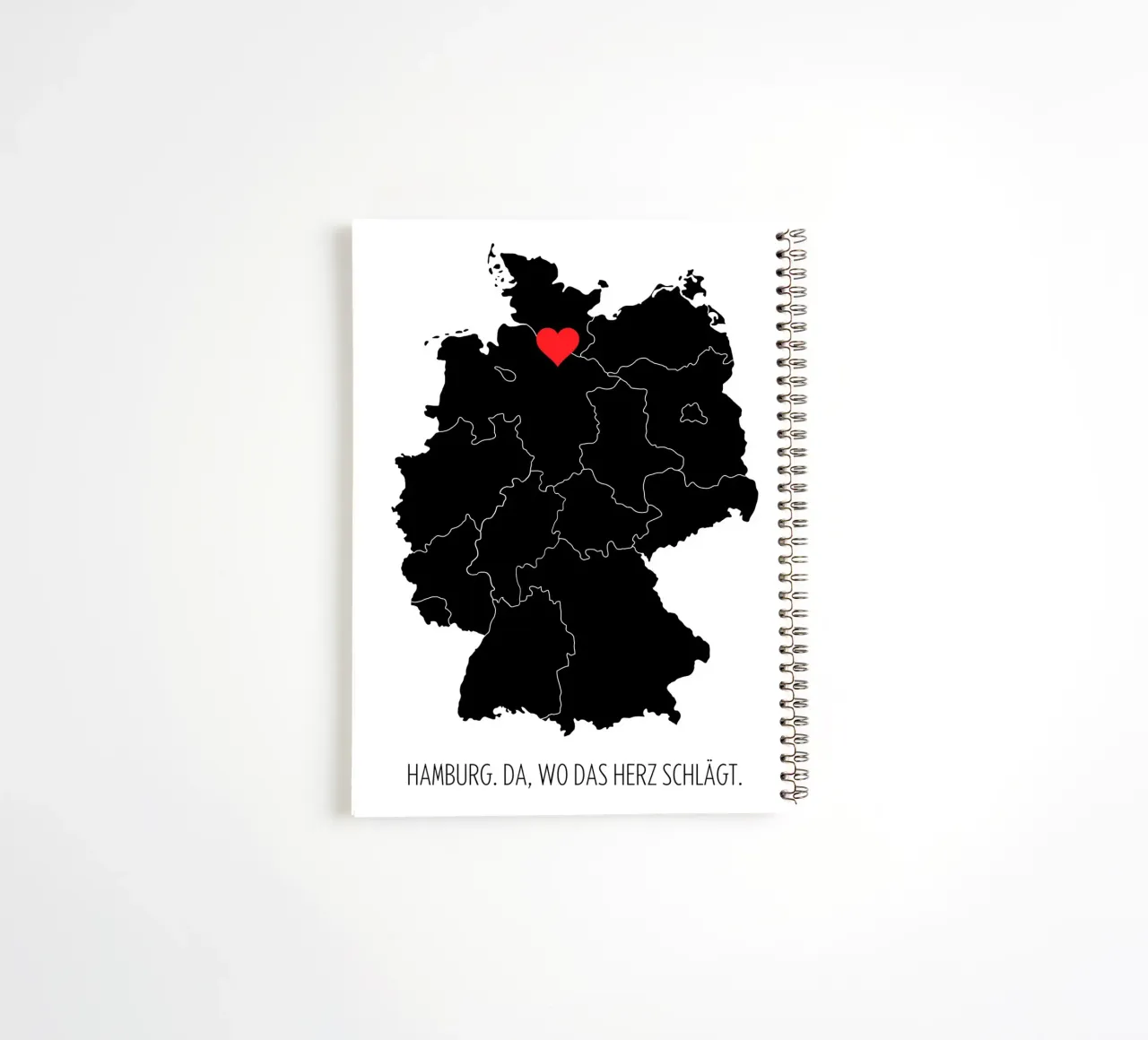 Hamburg. Da wo das Herz schlägt! Ringbuch von DigiWunderwerk