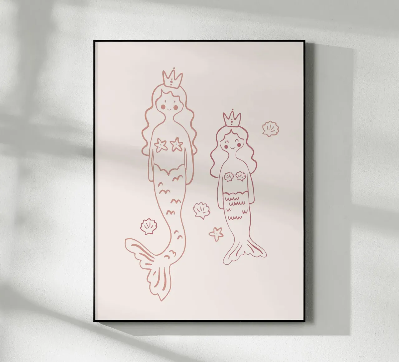 Mermaids acrylic glass by KRUTH DESIGN