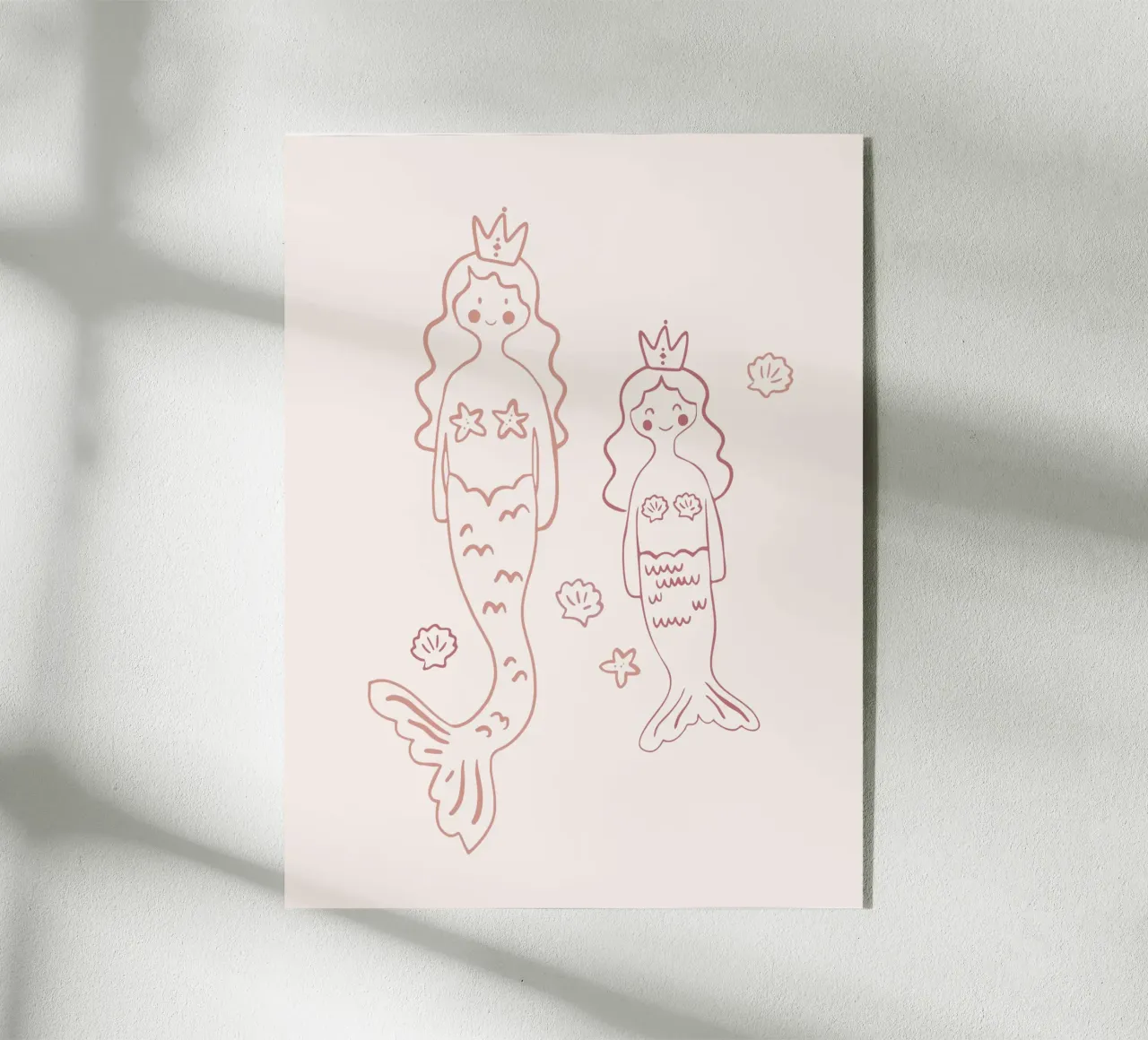 Mermaids acrylic glass by KRUTH DESIGN