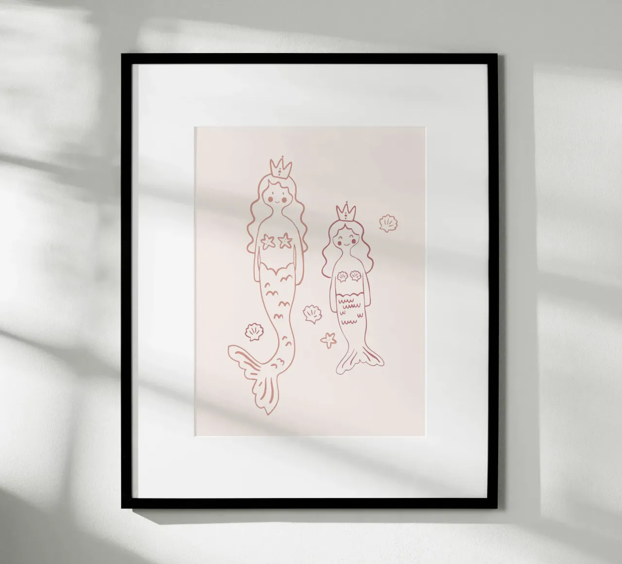 Sirene poster con telaio in plastica da KRUTH DESIGN