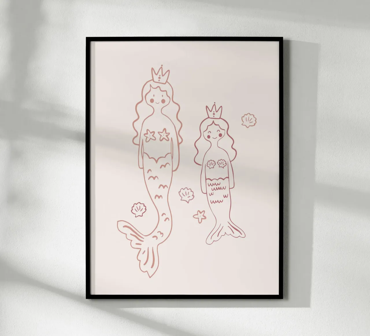 Sirene poster con telaio in plastica da KRUTH DESIGN