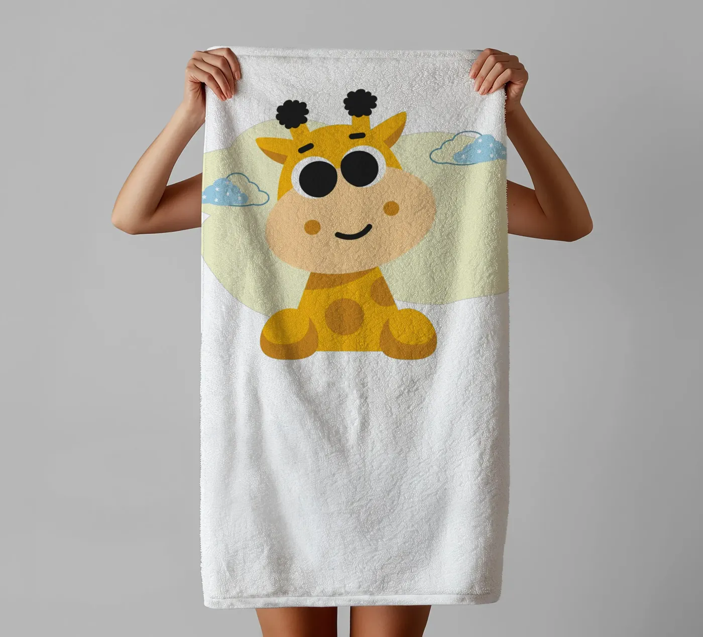 dierenkind badhanddoek van khoailang