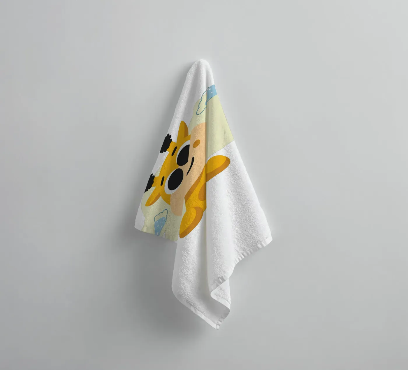 dierenkind badhanddoek van khoailang