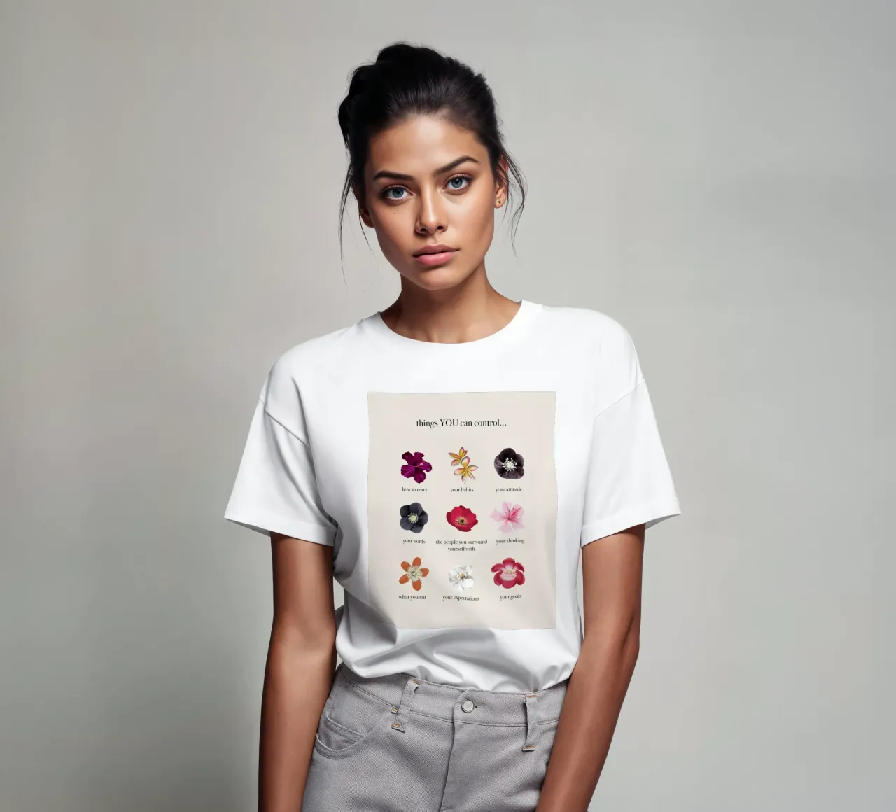 Things you CAN control t-shirt da anisillustration