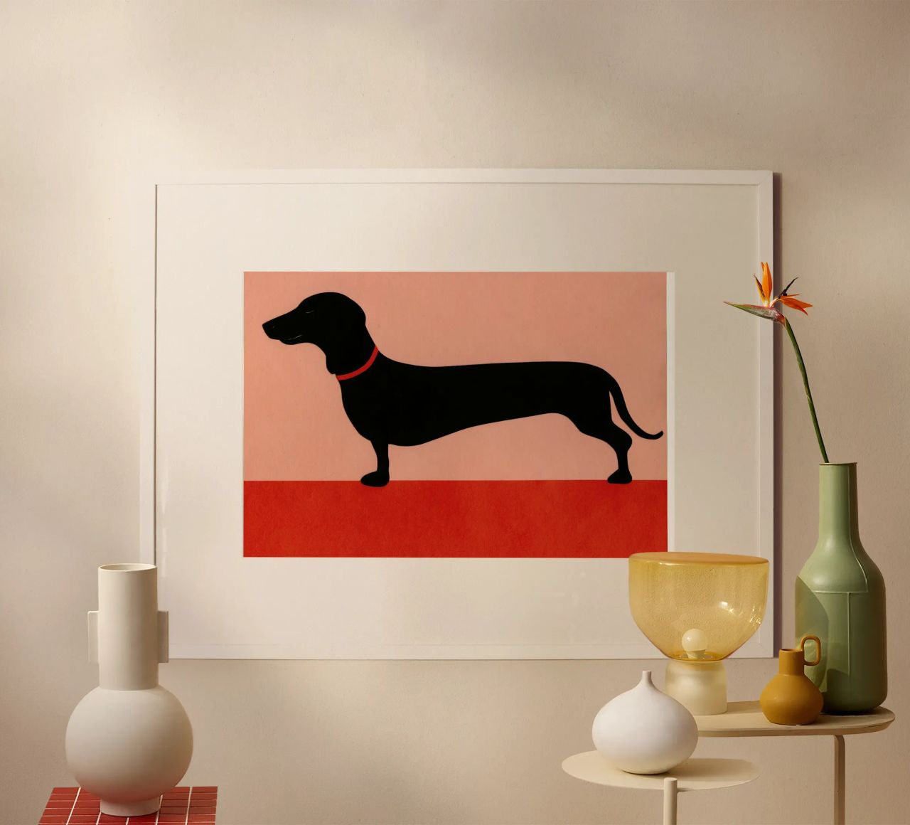 Dachshund Rosi poster by Rosi Feist