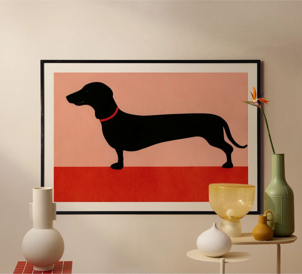Dachshund Rosi poster by Rosi Feist