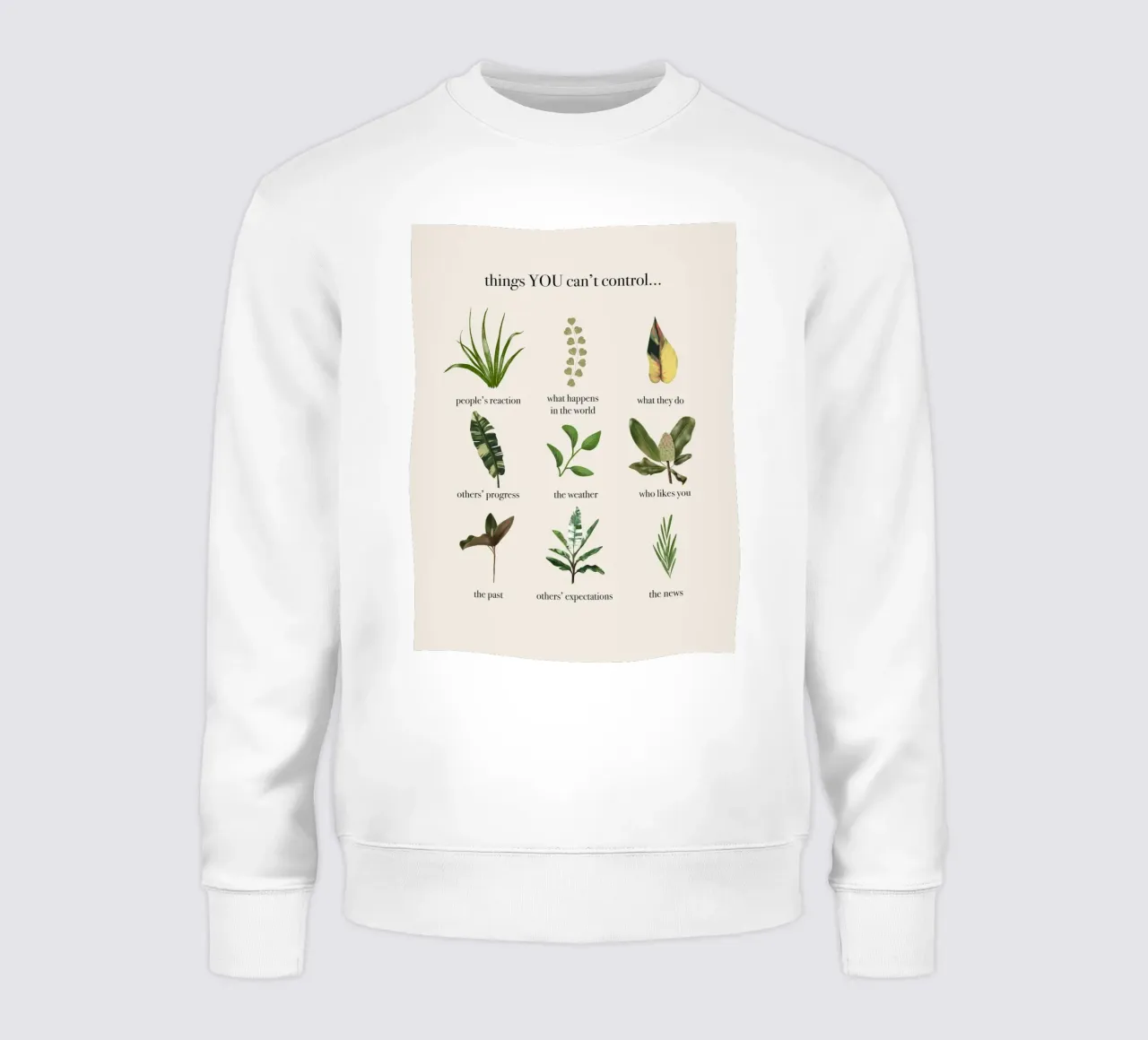Things you can't control felpa da anisillustration