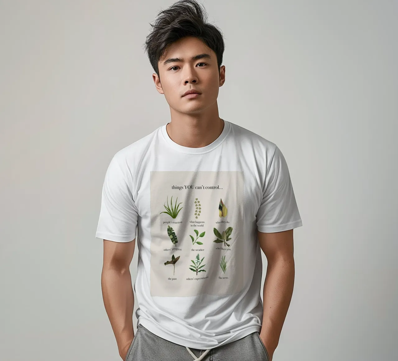 Things you can't control t-shirt da anisillustration