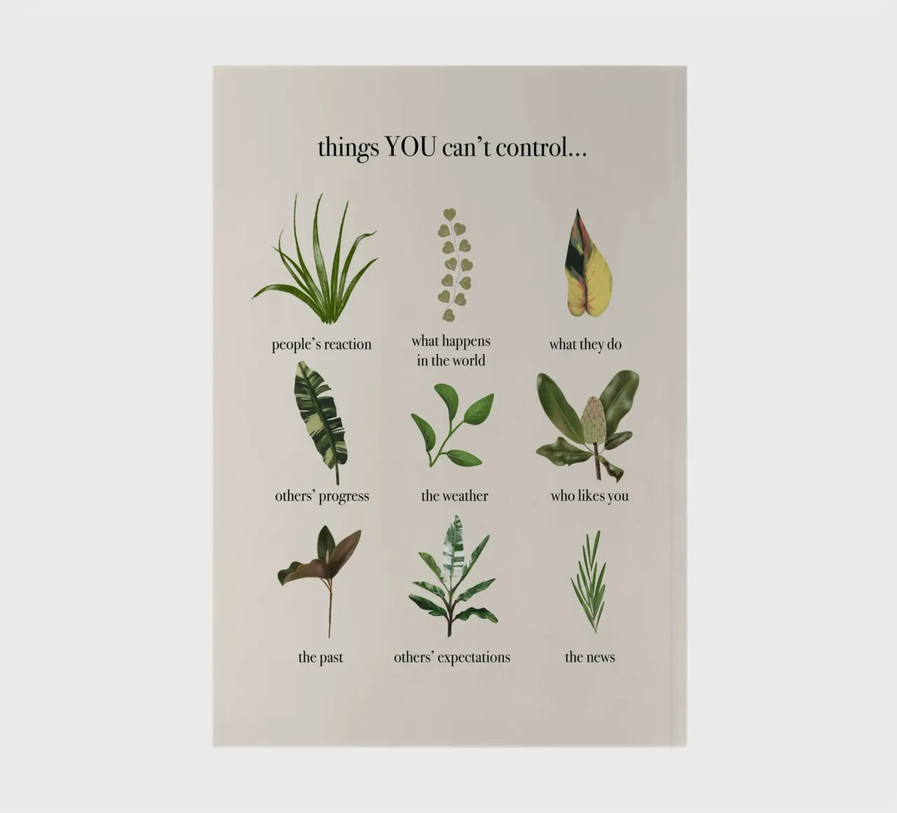 Things you can't control notebook by anisillustration