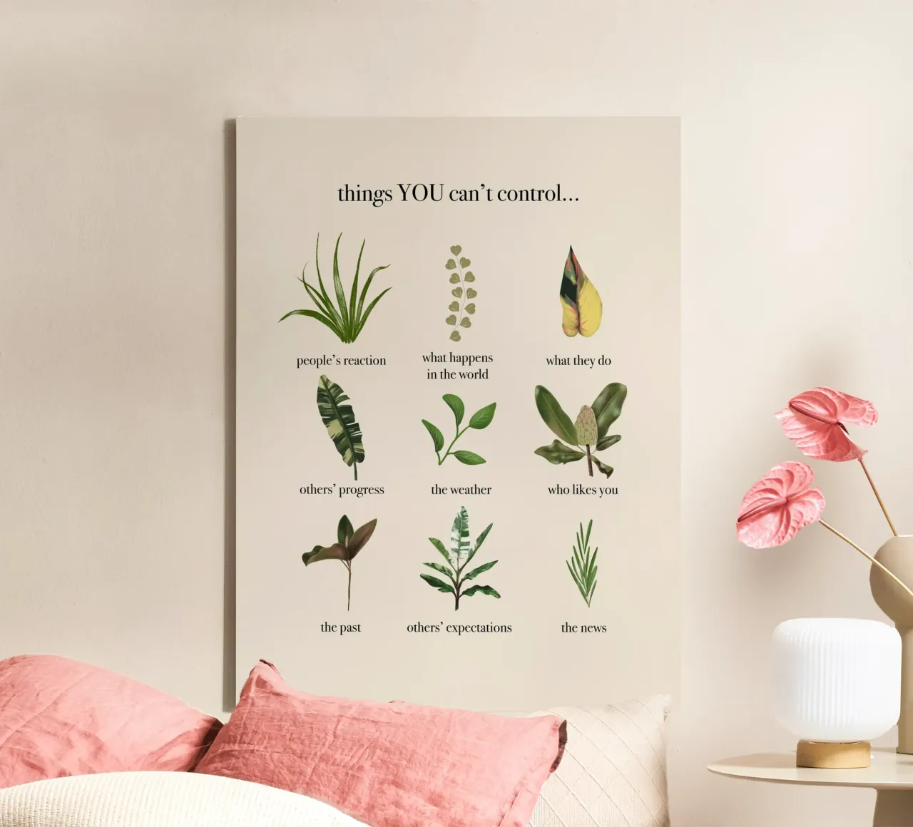 Things you can't control tela da anisillustration