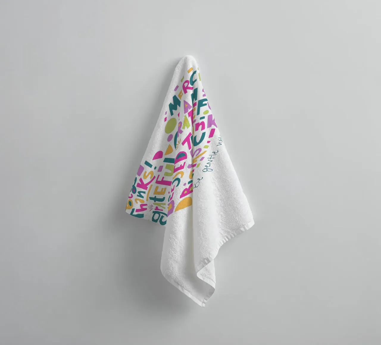 be gentle with yourself towel by khoailang