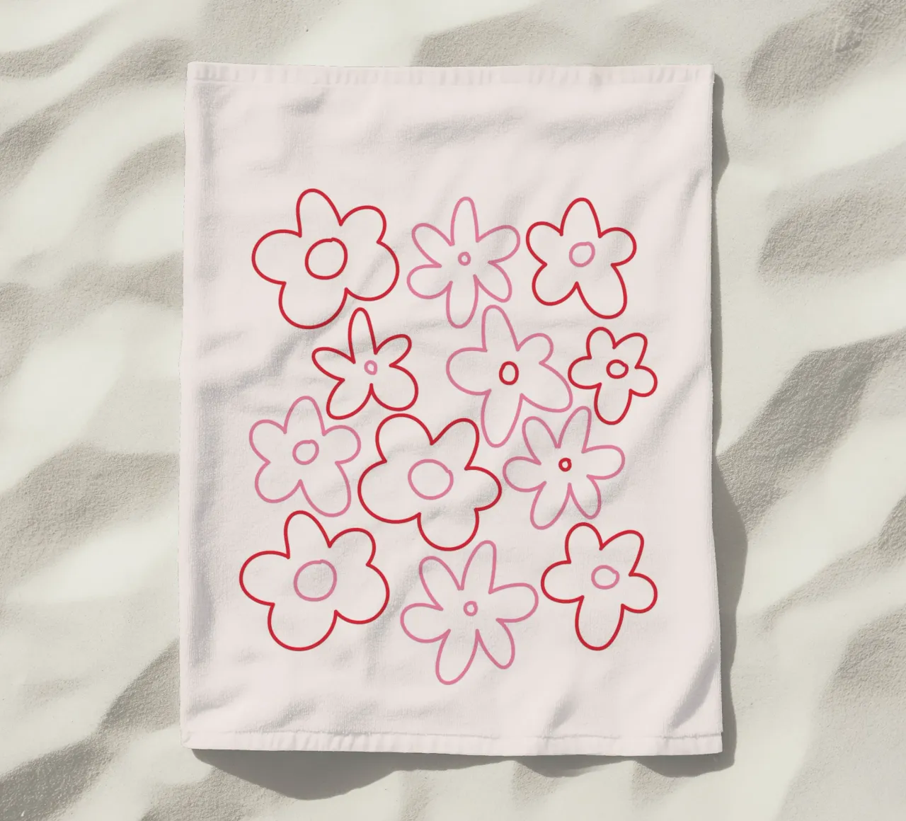 Fiore telo mare da KRUTH DESIGN