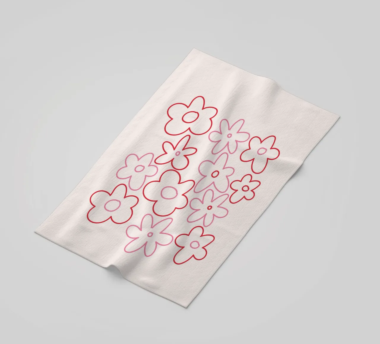 Fiore telo mare da KRUTH DESIGN