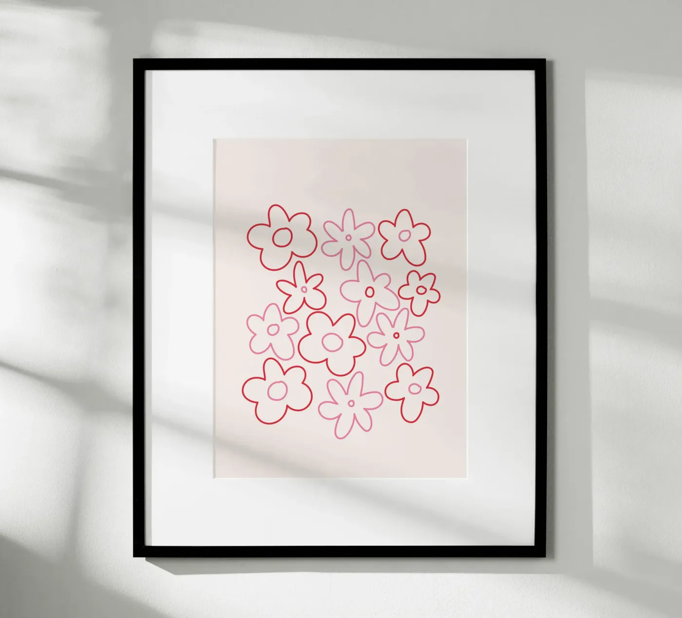 Bloem poster van KRUTH DESIGN