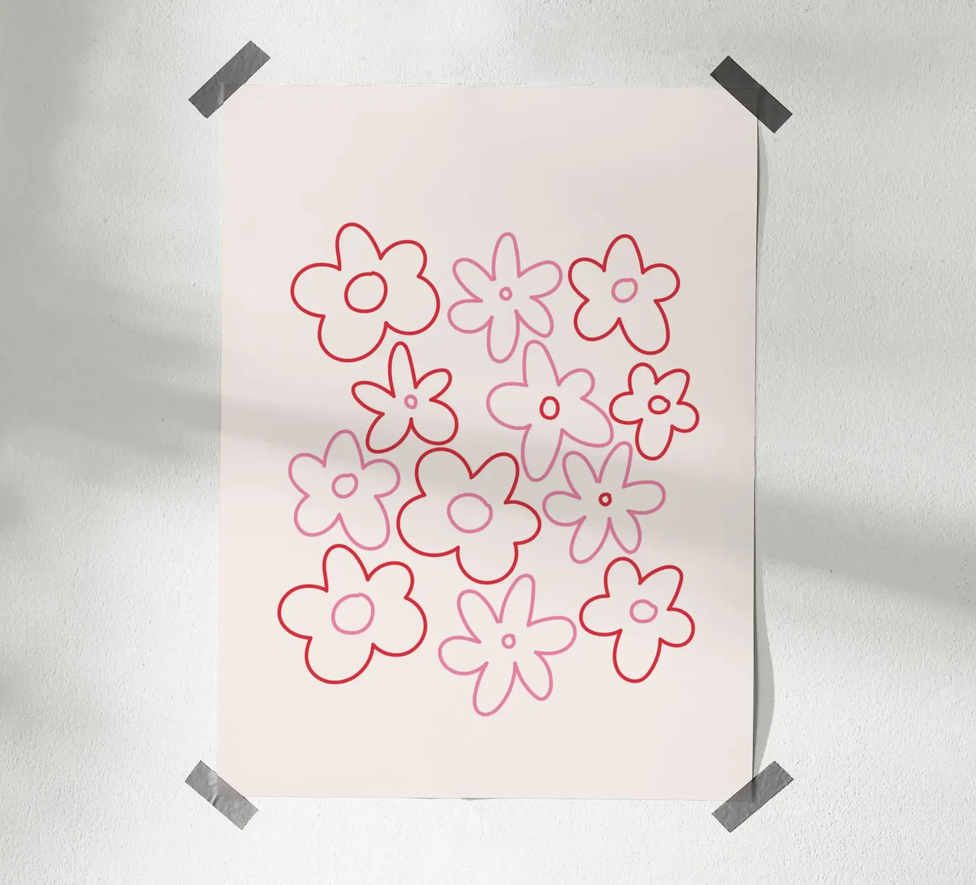 Bloem poster van KRUTH DESIGN