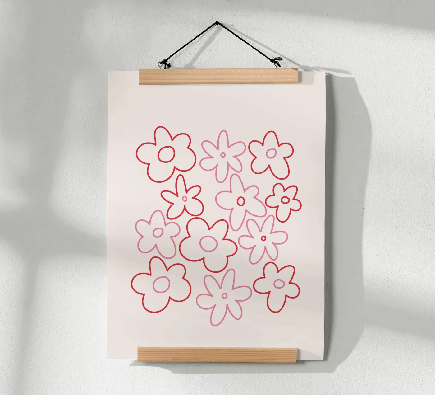 Bloem poster van KRUTH DESIGN