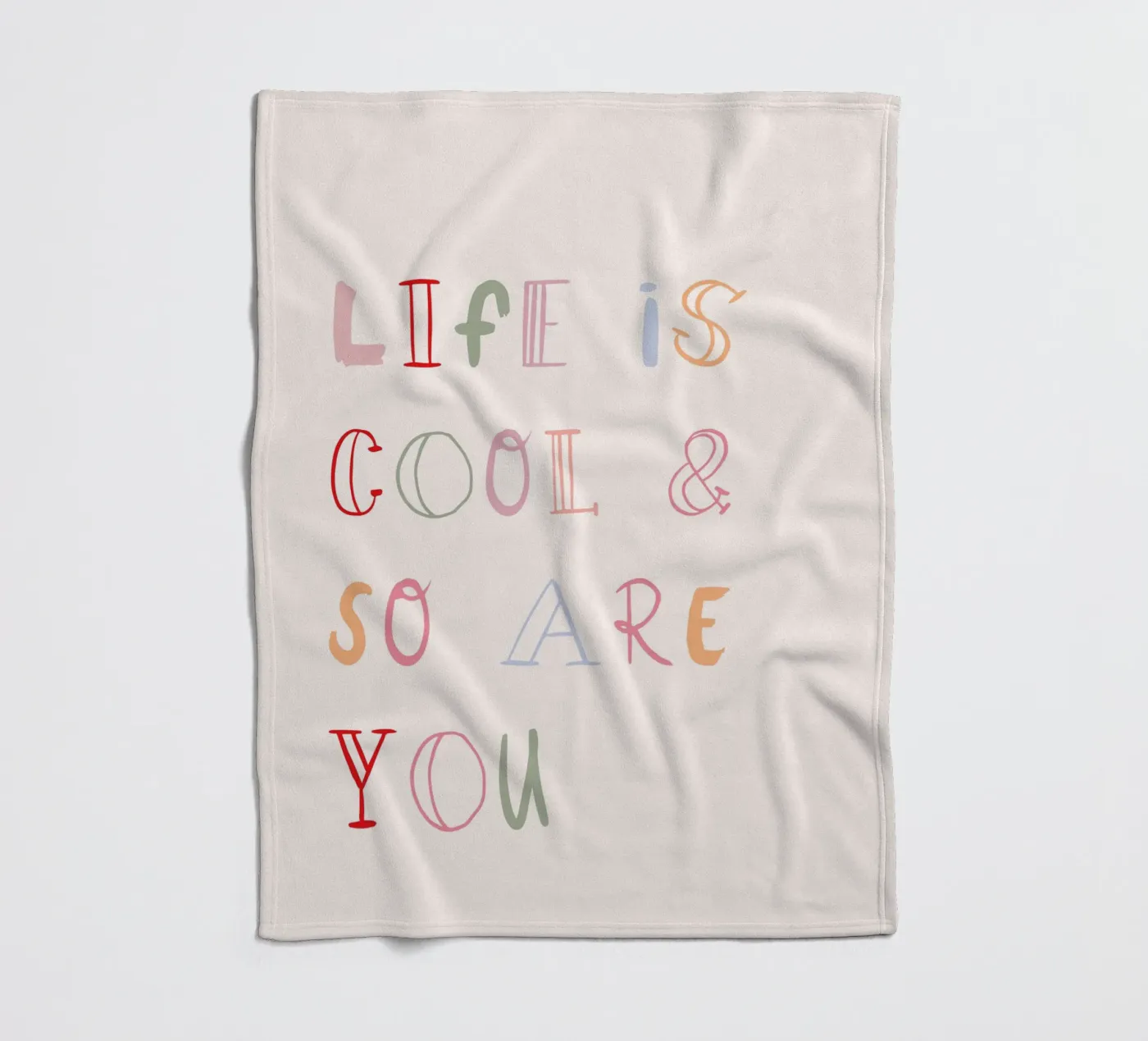 Cool Fleecedecke von KRUTH DESIGN