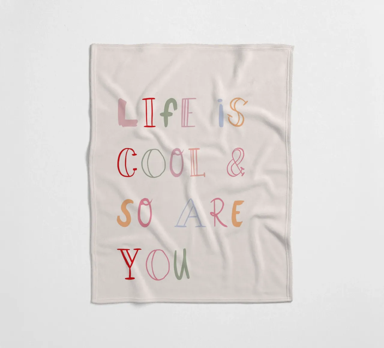 Cool coperta in pile da KRUTH DESIGN