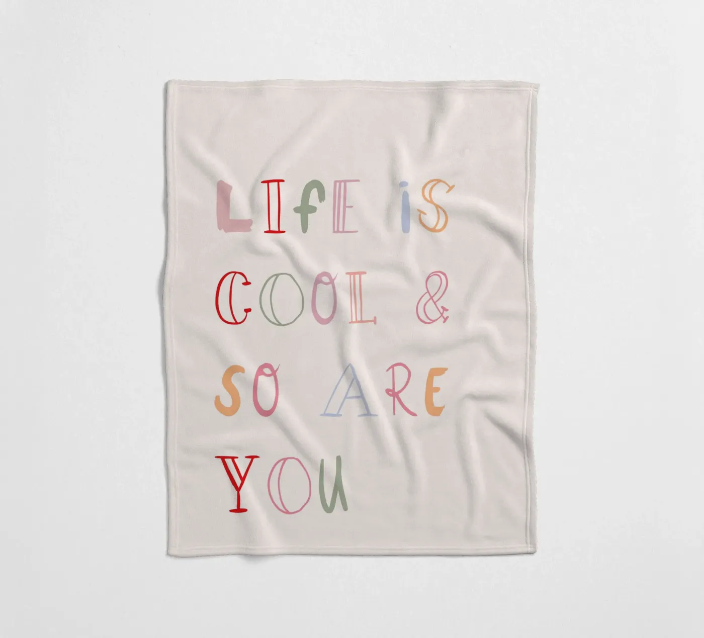 Cool Fleecedecke von KRUTH DESIGN