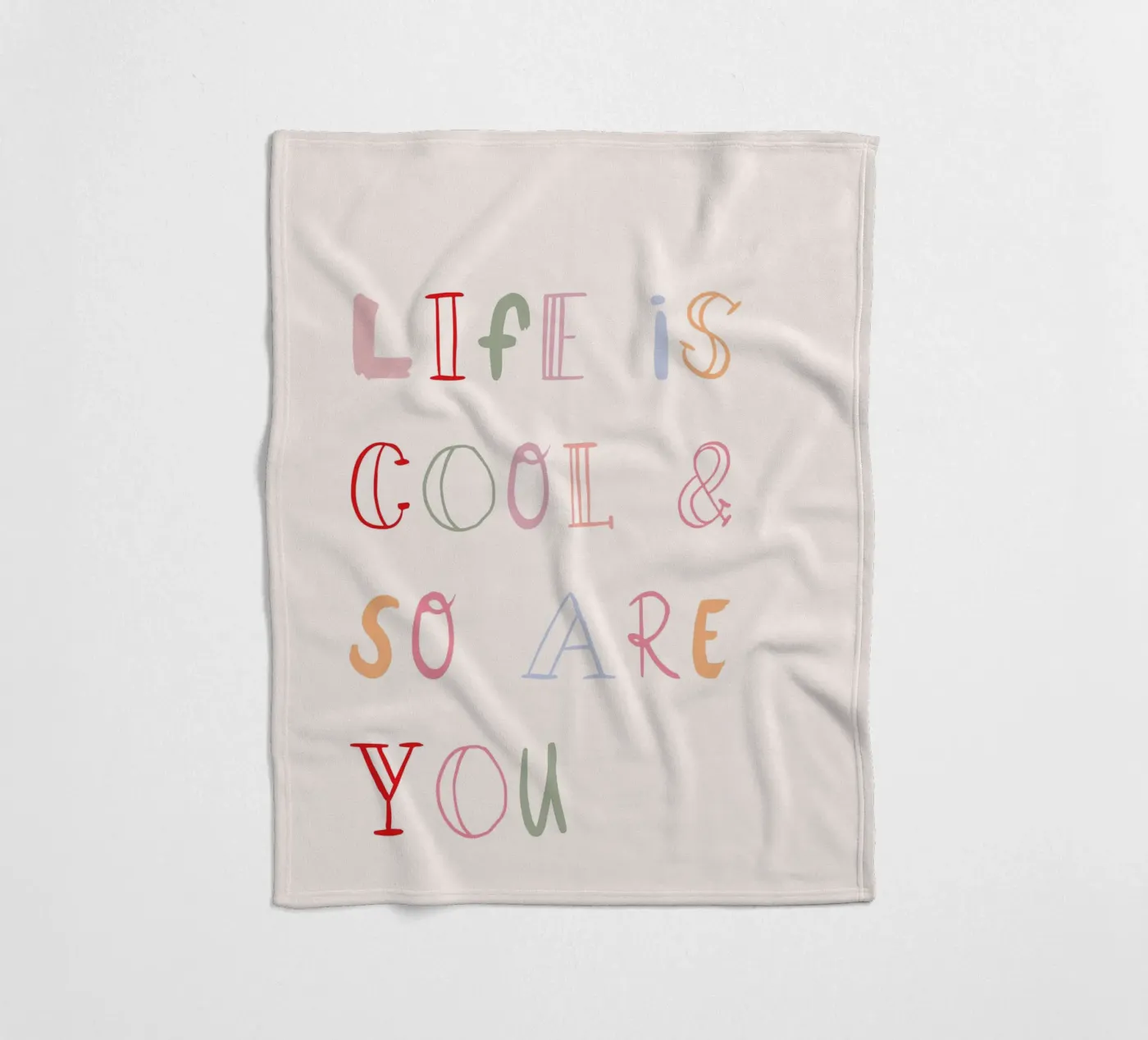 Cool Fleecedecke von KRUTH DESIGN
