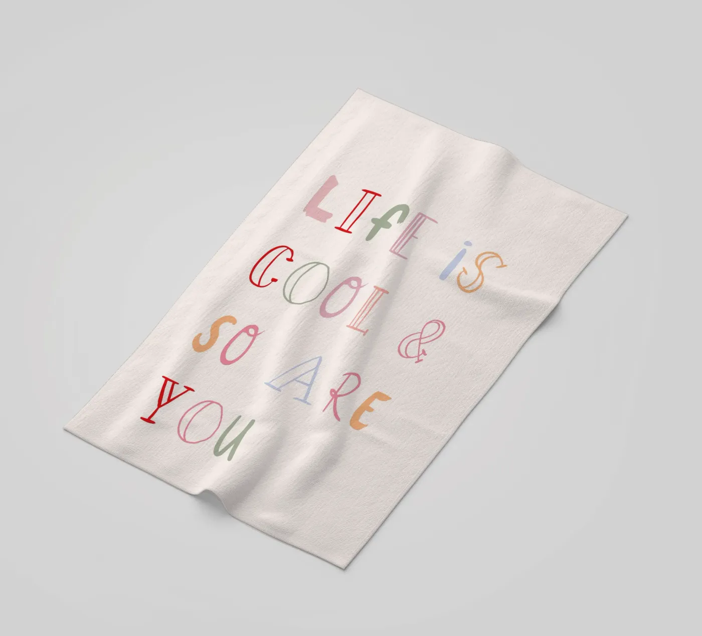 Cool beach towel by KRUTH DESIGN
