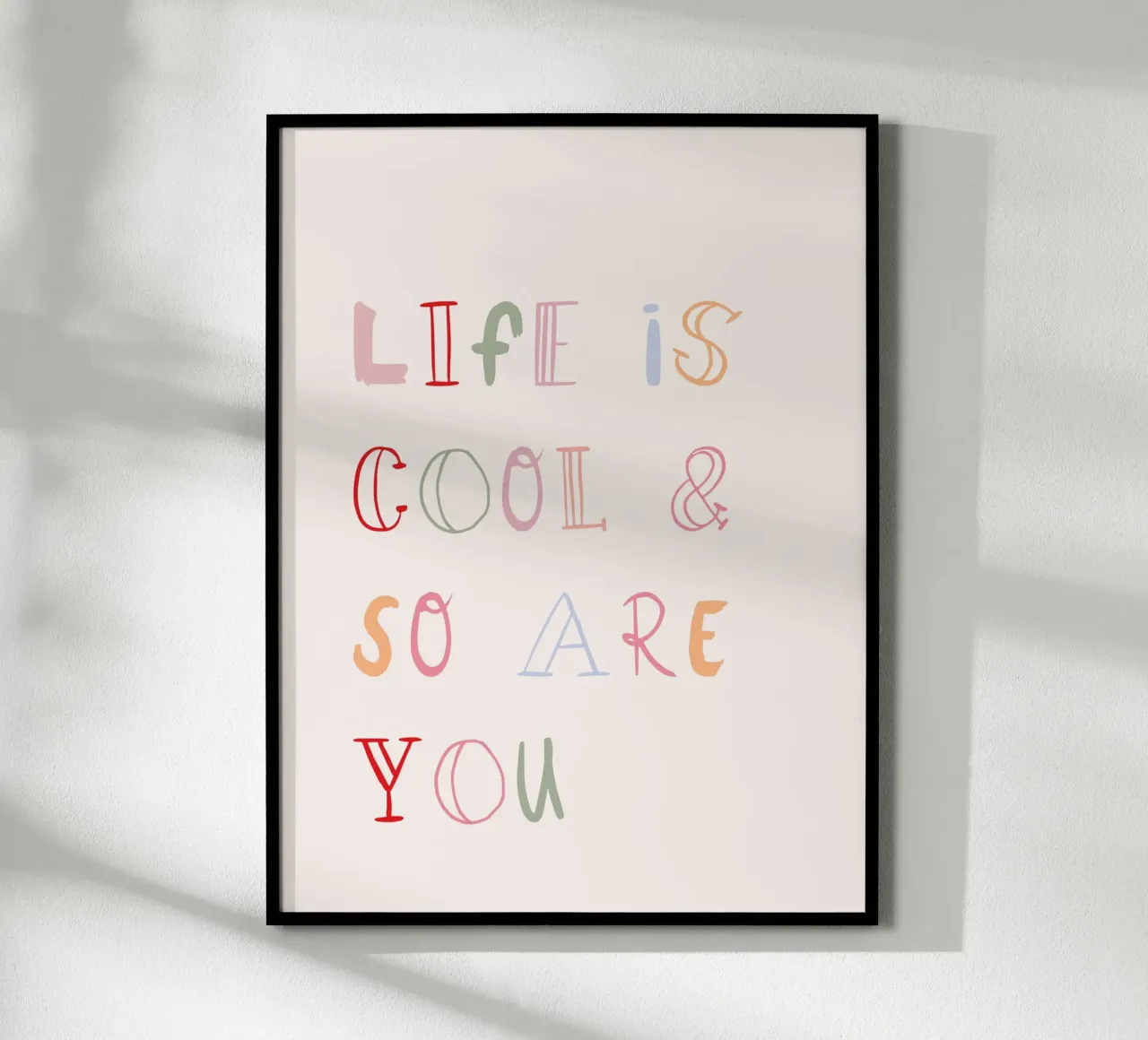 Cool poster con telaio in plastica da KRUTH DESIGN