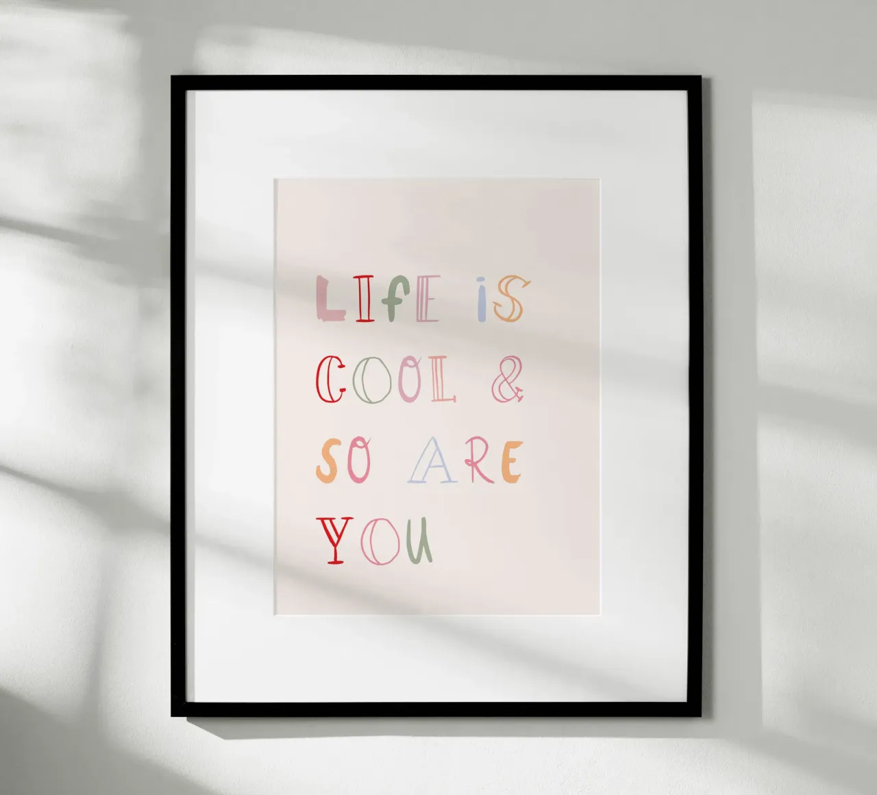Cool poster con telaio in plastica da KRUTH DESIGN