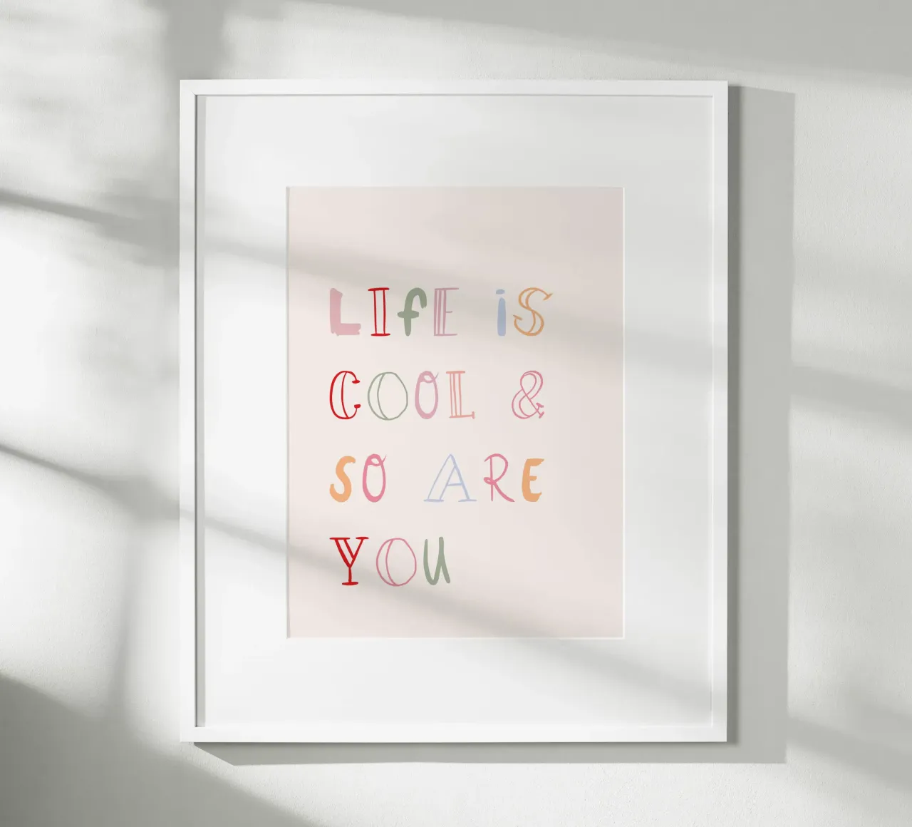 Cool poster con telaio in plastica da KRUTH DESIGN