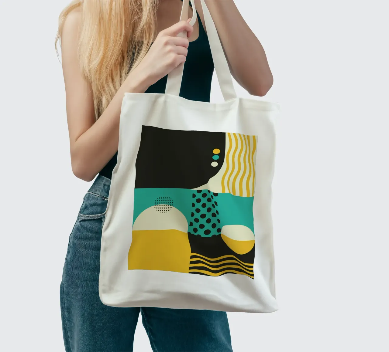 Modern Retro Pattern Series #3 tote bag by Stephan Kochs