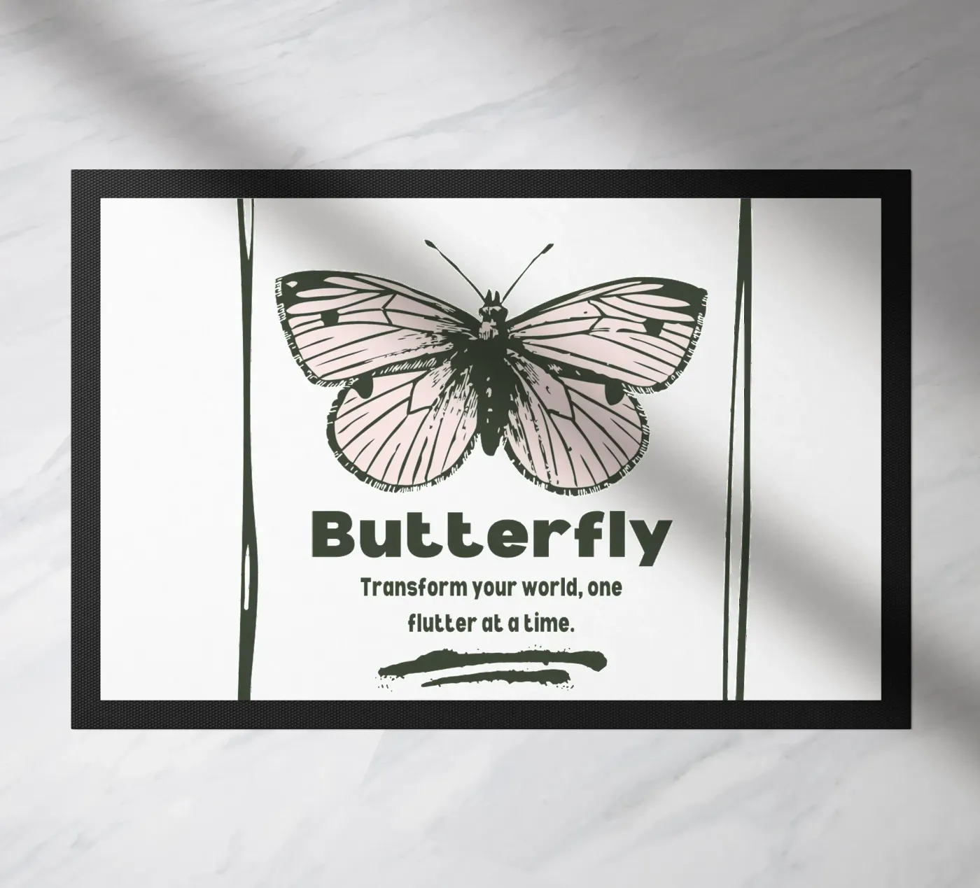 butterfly Fußmatte von khoailang