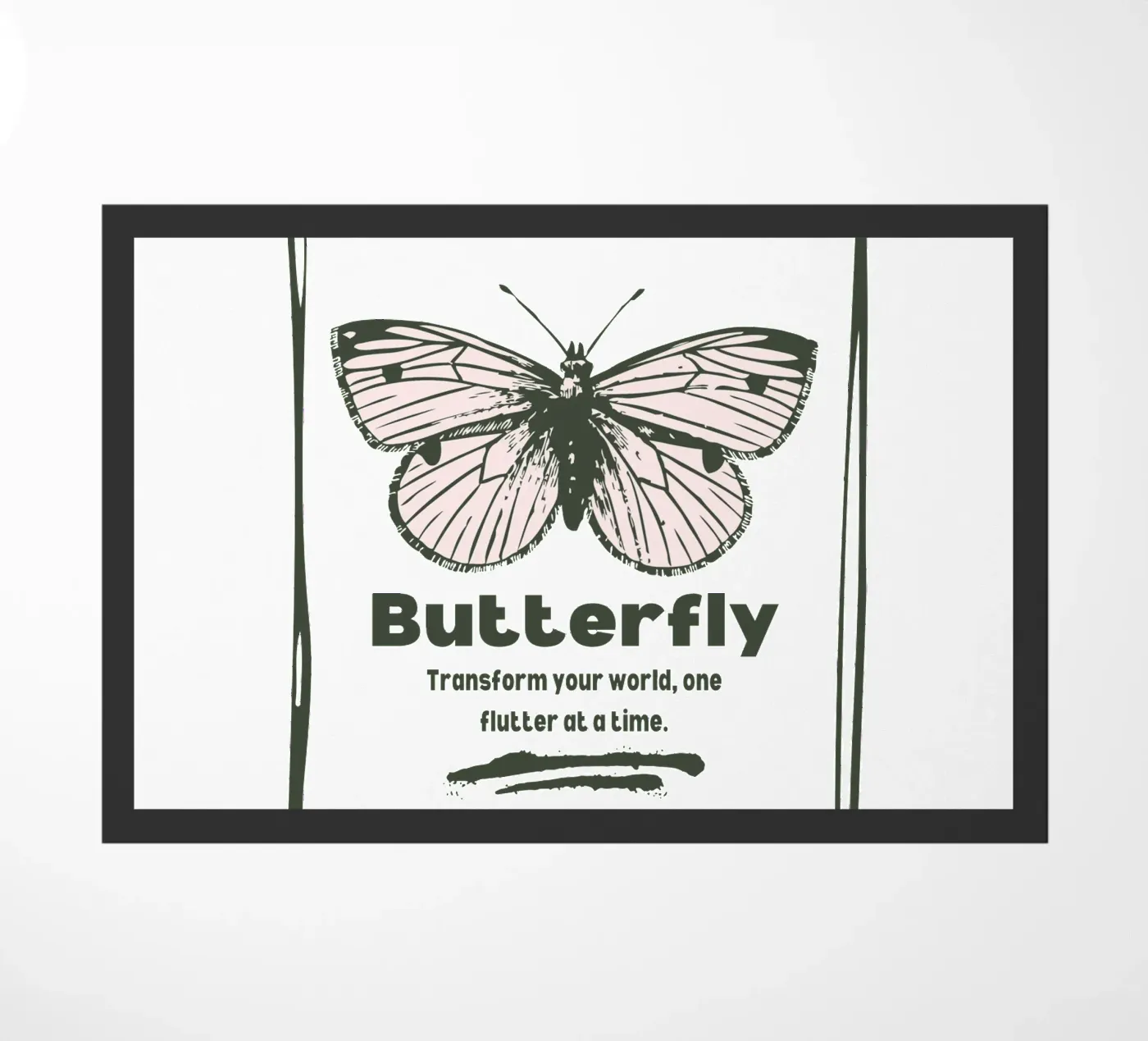 butterfly Fußmatte von khoailang