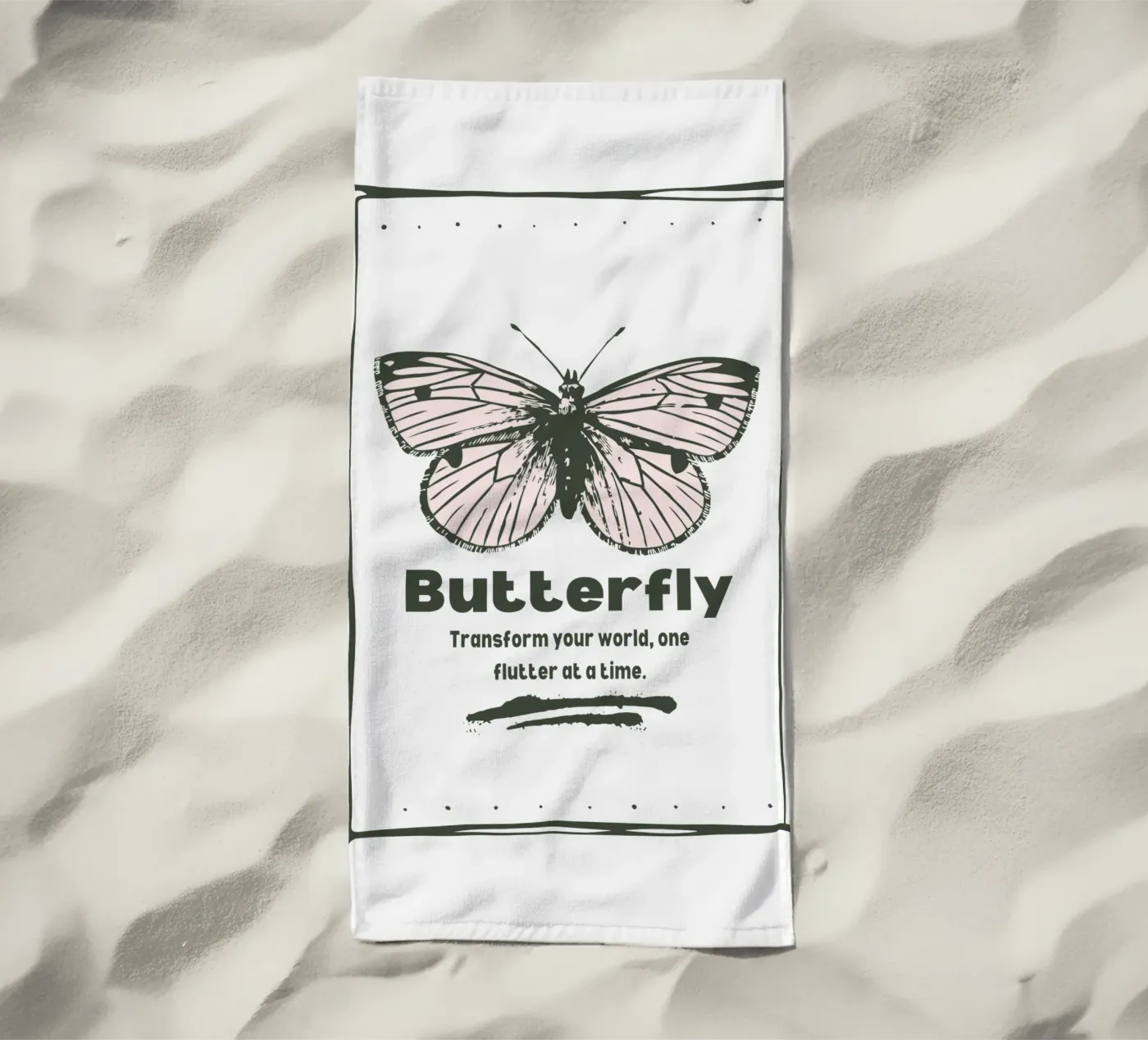butterfly Strandtuch von khoailang